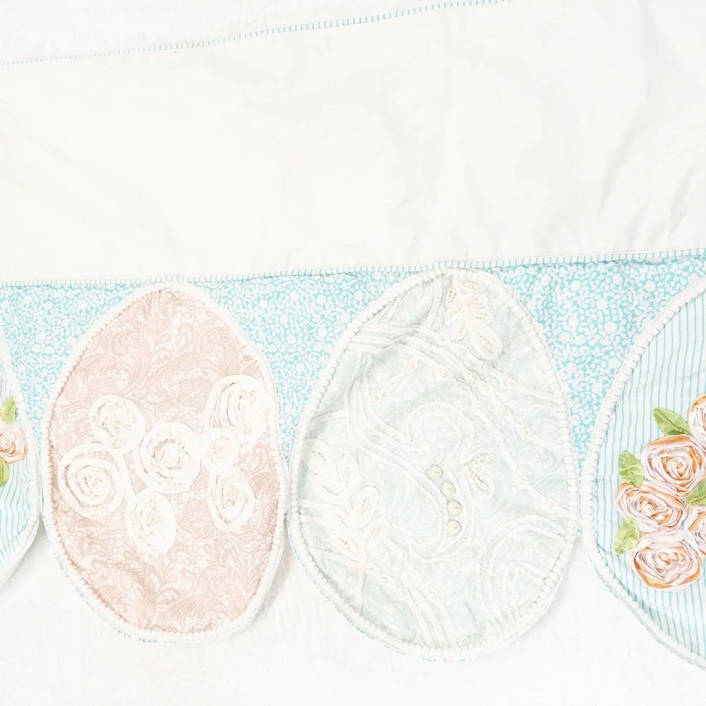 Pier 1 Imports Easter Eggs Hanging Table Runner Buffet Console Topper Farmhouse